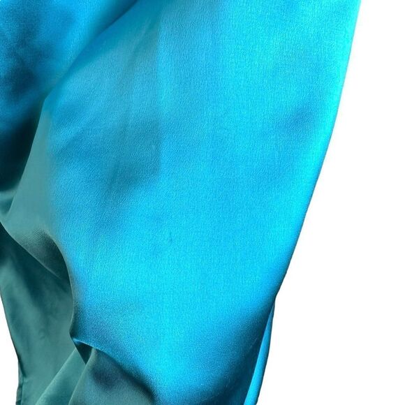 NWOT Jason Wu Ruched Front Satin V-neck Open Back Strappy Tie Shoulder Midi Slip - Picture 6 of 13